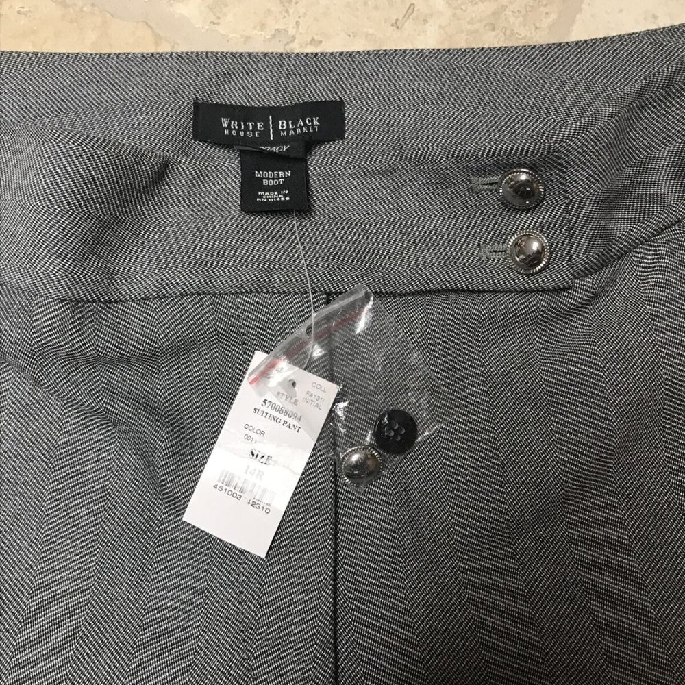 White House Black Market Suiting Pant~Size 14R~Mod - Picture 3 of 5